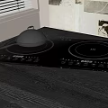 Modern Induction Cooker Inlaid Induction Cooker 3d model