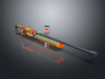Science Fiction Firearms Next Generation Firearms Science Fiction Game Gun Game Firearms Game Gun Concept Gun Laser Gun 3d model