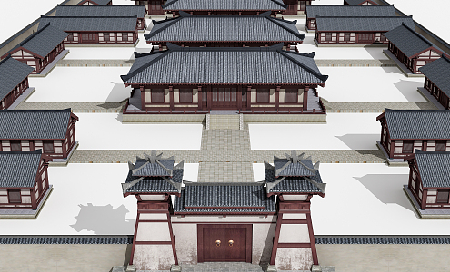 Chinese Ancient Palace 3d model