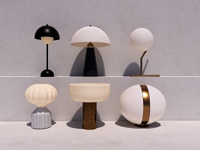 Modern table lamp model