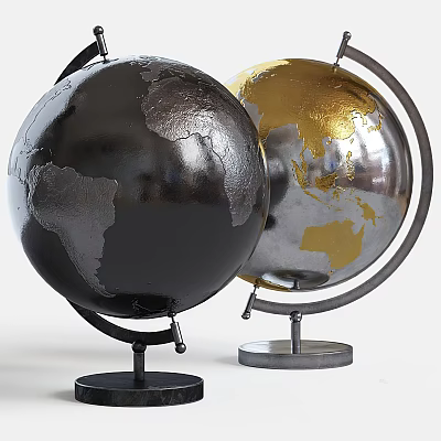 Modern Globe Decorative Globe 3d model Modern Globe Decorative Globe 3d model