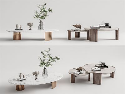 Modern coffee table 3d model