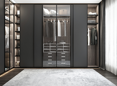 Modern Cloakroom Wardrobe 3d model