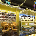 Little Bear House Indoor Playground With Colorful Claw Machines And Toy Displays