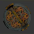 Colorful Carved Decorative Storage Box With Intricate Patterns And Ornate Design