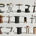 Various Modern Side Tables With Wooden Marble And Metal Designs For Living Room Decor