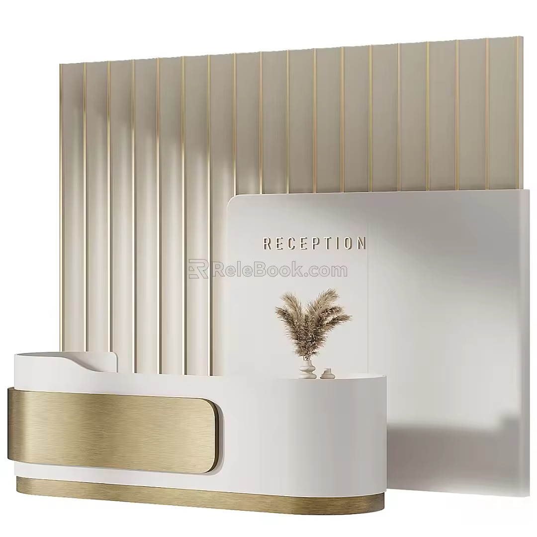 Reception Desk 3d model