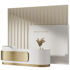 Reception Desk 3d model