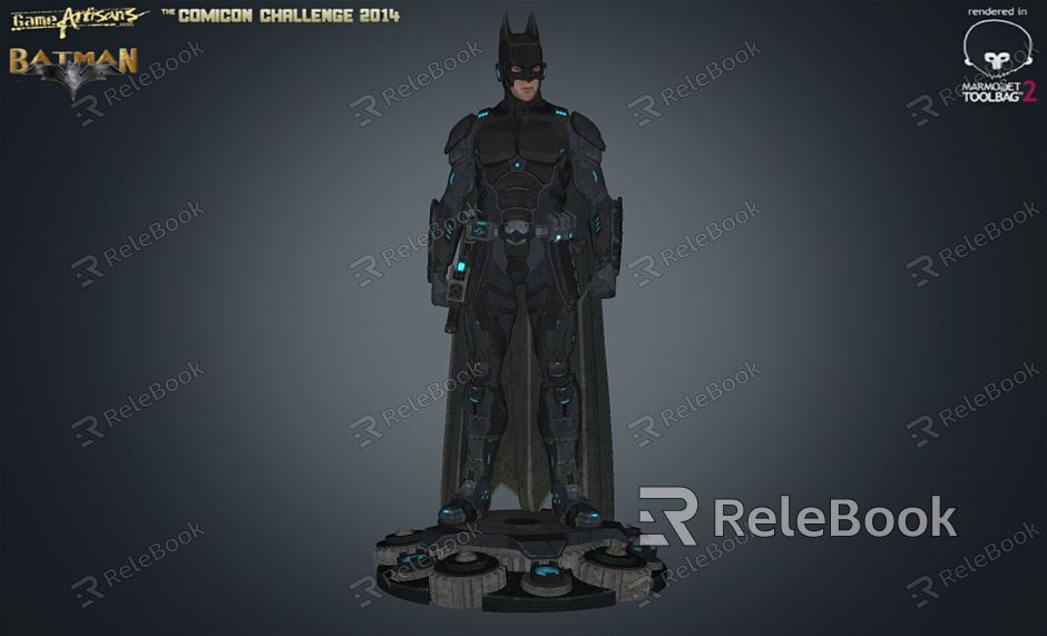 Modern Game Character Batman Character model