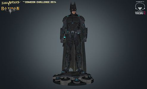 Modern Game Character Batman Character 3d model