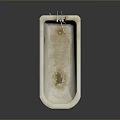 Vintage Style Free Standing Bathtub With Metal Legs And Classic Faucet Design