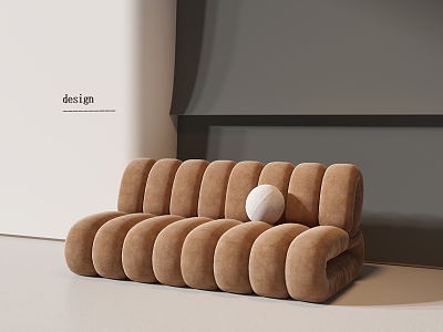 Double sofa 3d model