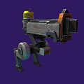 Robot Dog Machine Turret Science Fiction Robot Dog Science Fiction Turret Cyberpunk Turret Mobile Turret Low Face Low Number Low Model Simple Model Movie and TV Level Realistic 3d model