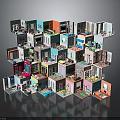 Colorful Miniature Room Models In Multi Layer 3D Structure With Diverse Interiors