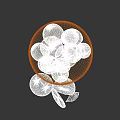 Fresh Ripe Oranges in Transparent Glass Bowl with Whole Sliced Pieces and Green Leaf