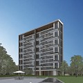 Residential Building 3d model