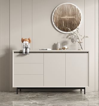 Modern Side Cabinet Sideboard Decorative Cabinet 3d model