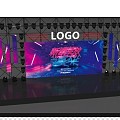 Music Festival Stage Stage Large Stage Sound Stage Sound Stage Music Festival Stage Stage Large Stage Dance 3d model