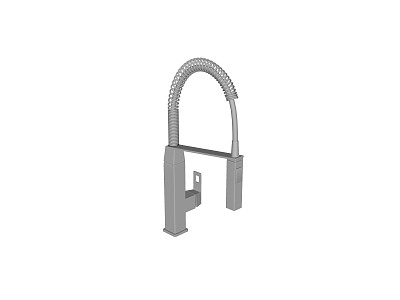 Kitchen sink basin faucet model