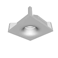 Sleek Modern Recessed Downlight Spotlight With White Illumination On Ceiling 3d model