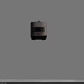 Modern Gold And Black Rice Cooker With Digital Display On White Background