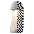 Modern Black And Gold Table Lamp With Unique Curved Design For Home Decor