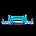 Detailed 3D Model of London Tower Bridge Showing Architectural Structure and Design