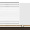 White Horizontal Window Blinds With Modern Design For Home Interior