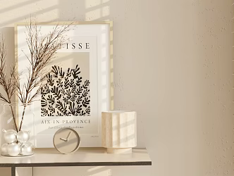 Modern ornaments combination 3d model