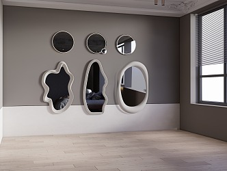 Mirror Full-length mirror Bathroom mirror 3d model