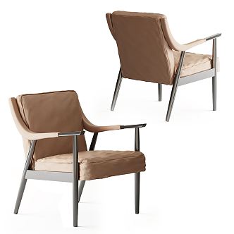 Modern single chair 3d model