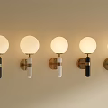 Modern Floor Lamps With Round Shades And Black White Gold Bases In Light Background
