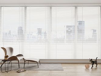 Modern venetian blinds 3d model