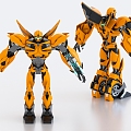 Transformers Bumblebee Robot Gundam Toy Robot 3d model