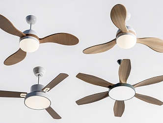 ceiling fan lamp electric fan lamp ceiling fan 3d model