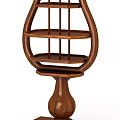 Vintage Wooden Side Table With Carved Details And Curved Legs Elegant Design