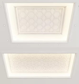 European-style ceiling 3d model
