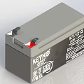 Two Different Branded Lead Acid Batteries In Gray And Black Cases