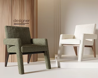 Middle Ancient Style Leisure Chair Single Chair Sofa Chair 3d model
