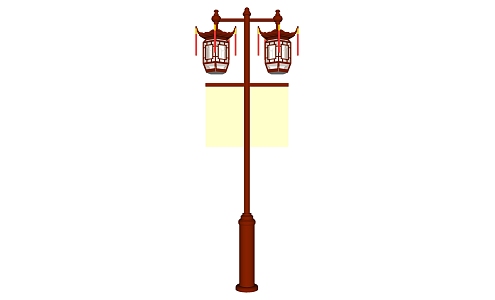 Street lamp 3d model