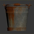 Water Bucket Iron Bucket Mud Bucket Cement Bucket Living Goods Living Goods 3d model