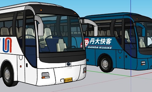 Modern Bus 3d model