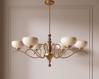 French chandelier 3d model