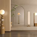 Quiet Floor Lamp 3d model