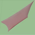 Soft Pink Velvet Decorative Pillow With Square Shape For Living Room