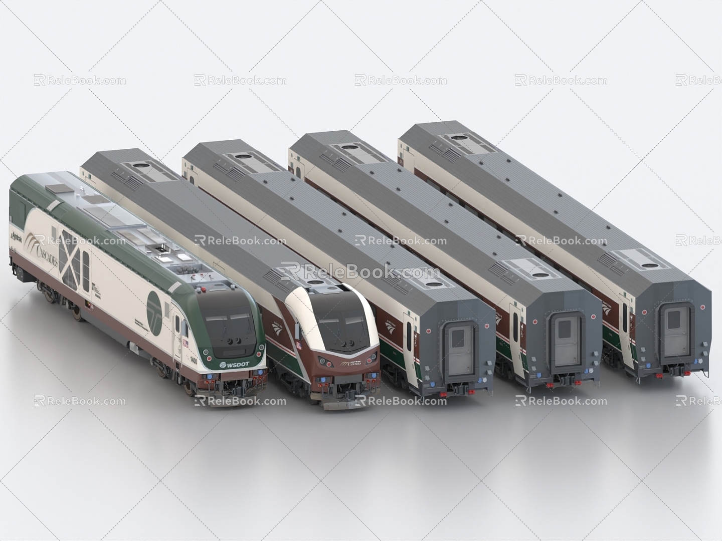 train light rail subway high-speed rail bullet train urban rail train rail transit tram urban train 3d model