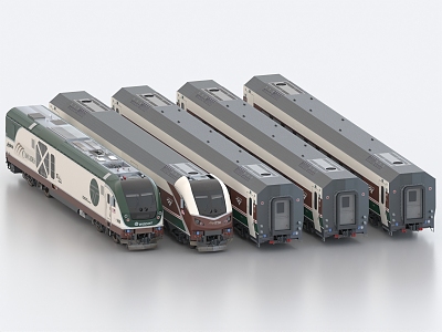 train light rail subway high-speed rail bullet train urban rail train rail transit tram urban train 3d model