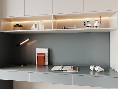 Modern desk ornaments 3d model