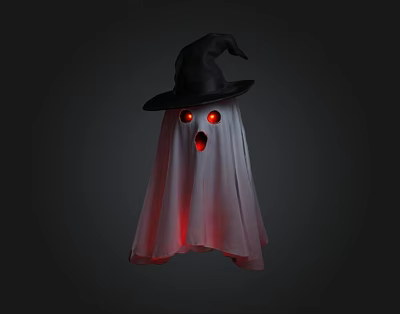 Ghost Wizard Halloween Decoration Props Gone with the Wind 3d model