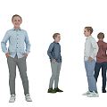 The Modern Boy 3d model